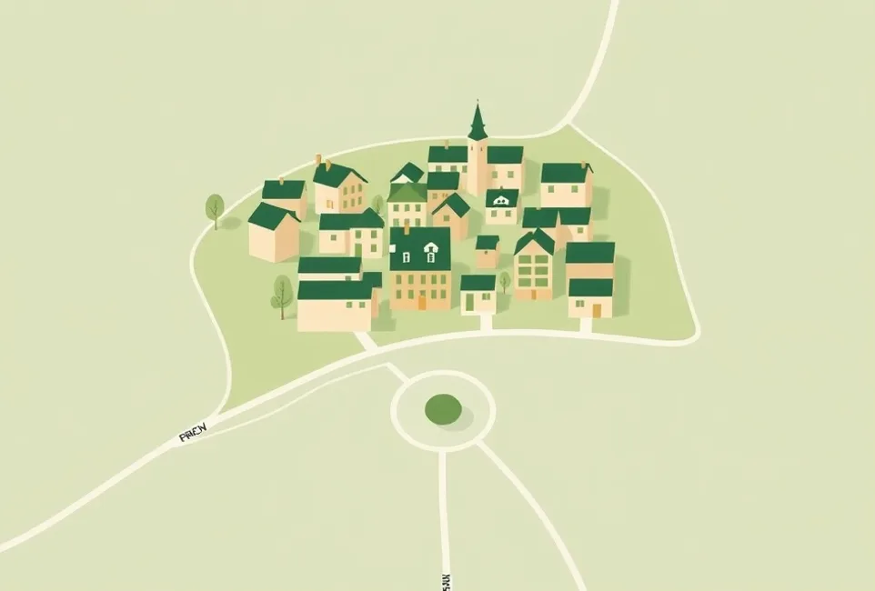 Carte du secteur d'intervention autour de Corbas (69960)